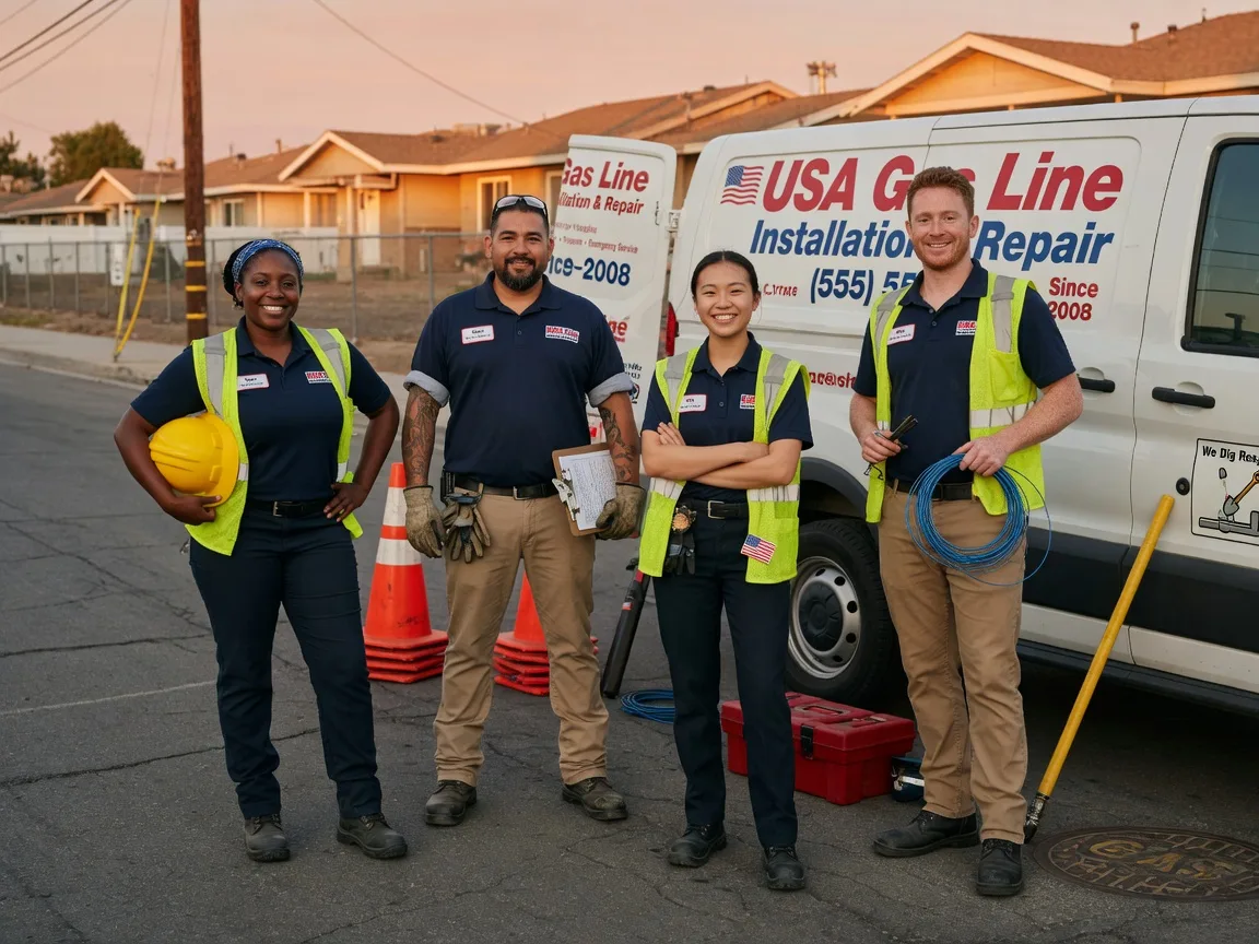 Gas Line Installation company in Maskell, NE